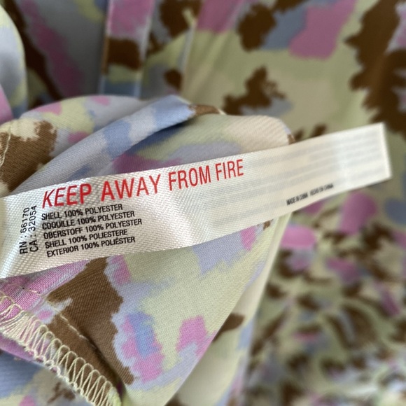 (A55) Free People Intimately Goddess Sleep Shirt in Soft Lime Combo, Sz XS, NWT - Picture 9 of 9